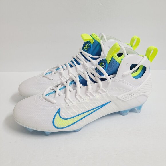 Nike Huarache 9 Elite Mid Lacrosse Cleats NEW Nike Alpha Huarache 9 Elite Mid  LAX SE Lacrosse Cleats FV6149-100 Size 11